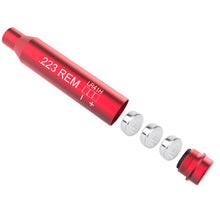 Load image into Gallery viewer, TPO 223 REM 5.56mm Bore Sight Red Laser Boresighter with 6 Batteries
