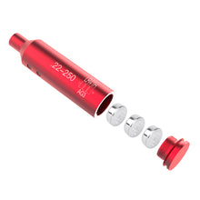 Load image into Gallery viewer, TPO 22-250 Bore Sight Red Laser Boresighter with 6 Batteries