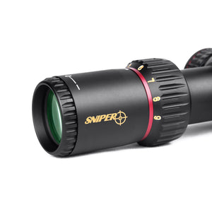 Sniper VT3-12X33MFFP First Focal Plane (FFP) Scope with Red/Green Illuminated Mil-Dot Reticle