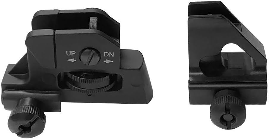 Slim Fixed A2 Rear Sight and A2 Front Sight, Picatinny Iron Sights ...