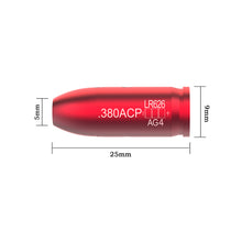 Load image into Gallery viewer, TPO 380ACP Boresighter Red Dot Bore Sighters with 6 Batteries