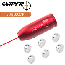 Load image into Gallery viewer, TPO 380ACP Boresighter Red Dot Bore Sighters with 6 Batteries