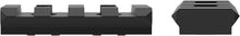 Load image into Gallery viewer, 2 PCS 2'' M-LOK 4 slots Picatinny Rail Section Aluminum Black