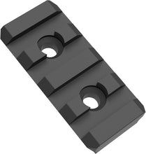 Load image into Gallery viewer, 2 PCS 2'' M-LOK 4 slots Picatinny Rail Section Aluminum Black