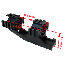 Load image into Gallery viewer, Rifle Scope Mount Rings 30mm Cantilever for 20mm Picatinny Rail