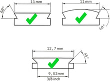 Load image into Gallery viewer, 3/8" to 7/8" Dovetail to Picatinny Adapter, 14-Slot Dovetail to Picatinny Rail 11mm to 20m DV125-14