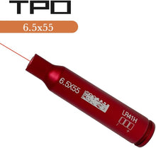 Load image into Gallery viewer, TPO 6.5x55mm Bore Sight Red Laser Boresighter with 6 Batteries