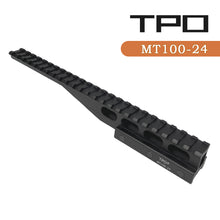 Load image into Gallery viewer, 24-Slot Riser Scope Mount 0.5 inch /0.83 inch /1 inch Picatinny Rail Riser Mount
