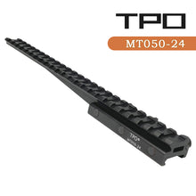 Load image into Gallery viewer, 24-Slot Riser Scope Mount 0.5 inch /0.83 inch /1 inch Picatinny Rail Riser Mount