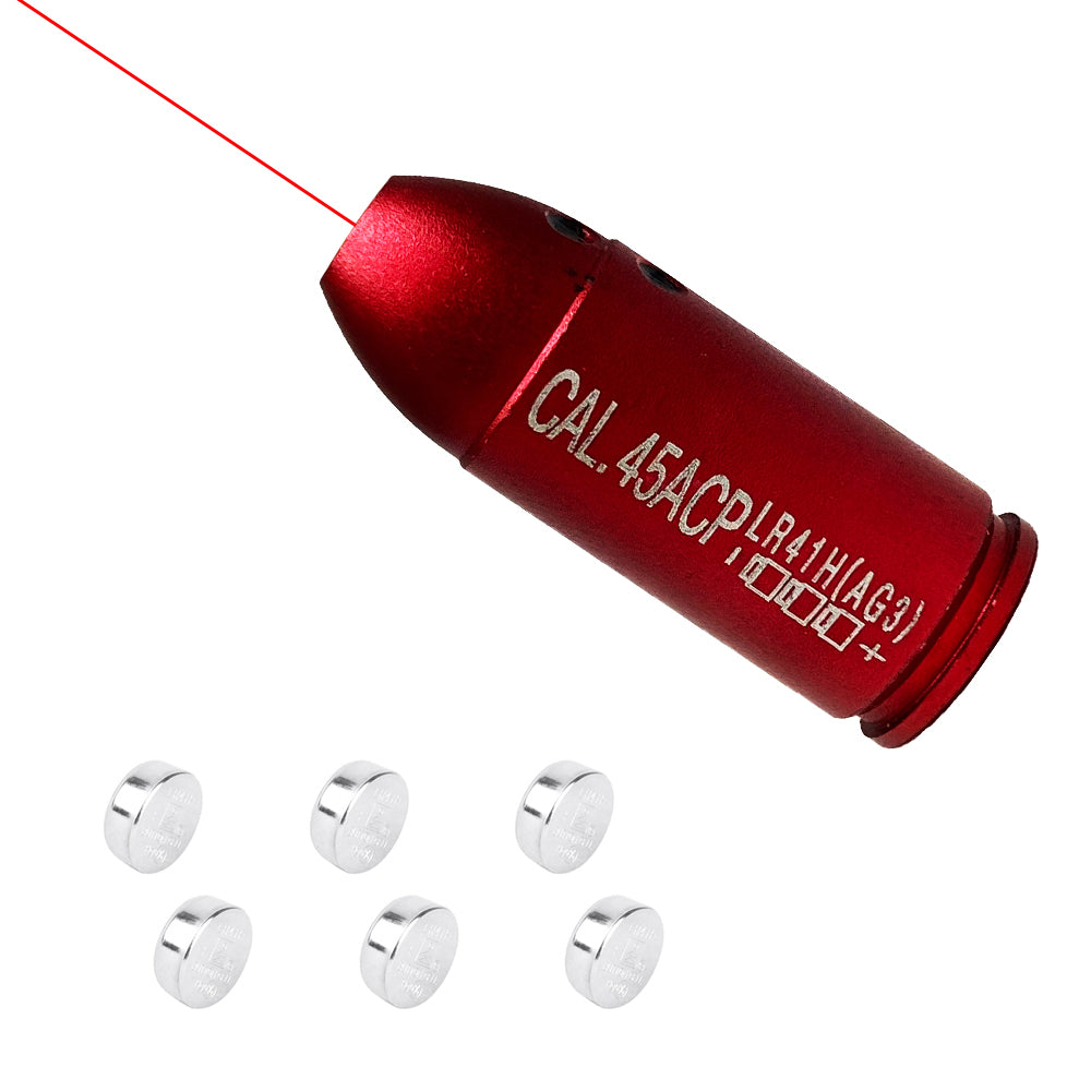 TPO 45 ACP Laser Bore Sight Red Laser Boresighter