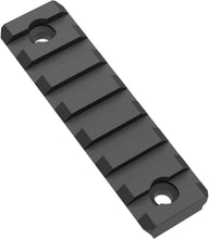 Load image into Gallery viewer, 2 PCS 3'' M-LOK 7 slots Picatinny Rail Section Aluminum Black