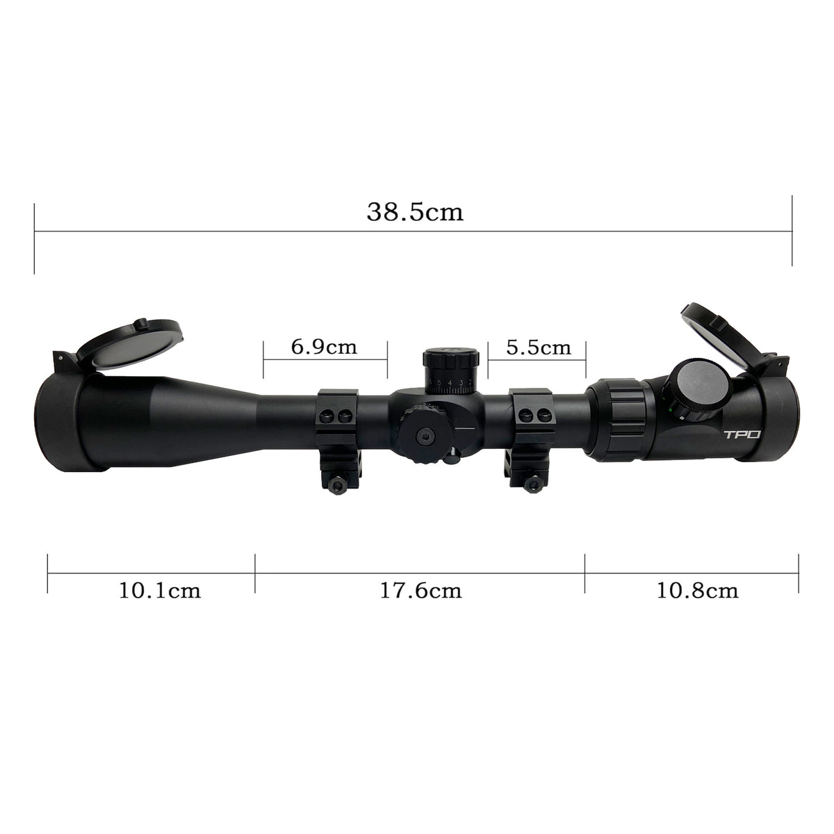 NHS 6.5-20x42 SAL Rifle Scope, Glass Etched Red/Green Illuminated Reti ...