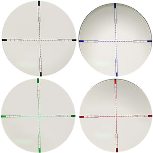 NHS 6.5-20x42 SAL Rifle Scope, Glass Etched Red/Green Illuminated Reticle with Heavy Duty Scope Rings and Lens Cover