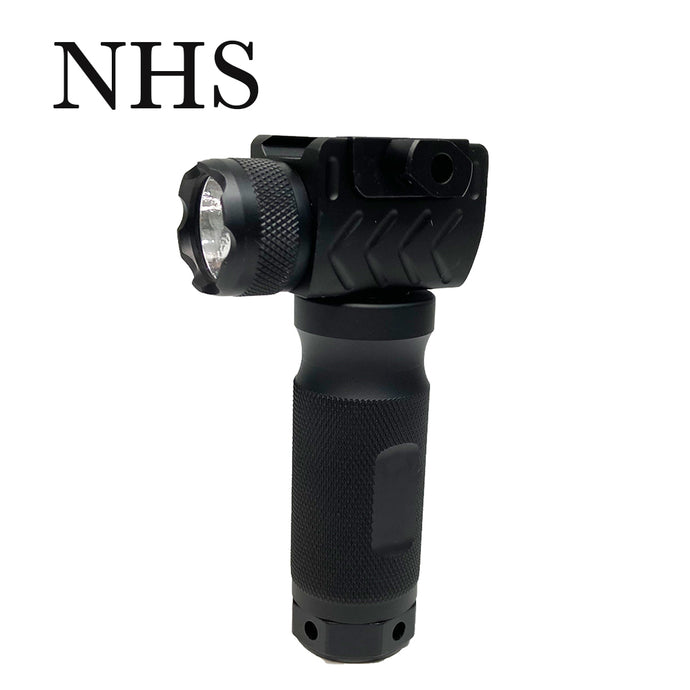 NHS Tactical Vertical Foregrip - 1000 Lumen LED Flashlight Fit Picatinny Rail Mount