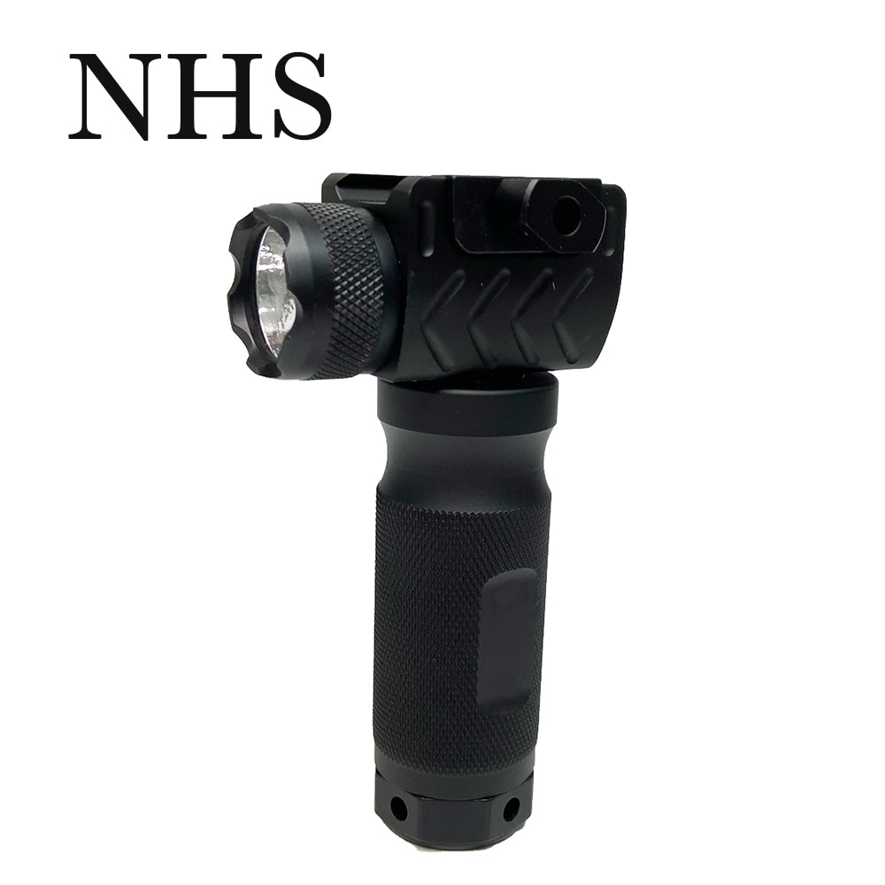NHS Tactical Vertical Foregrip - 1000 Lumen LED Flashlight Fit Picatinny Rail Mount