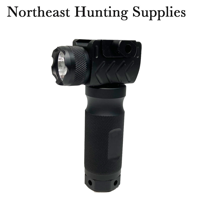 Northeast Hunting Supplies Tactical Vertical Foregrip - 1000 Lumen LED Flashlight Fit Picatinny Rail Mount