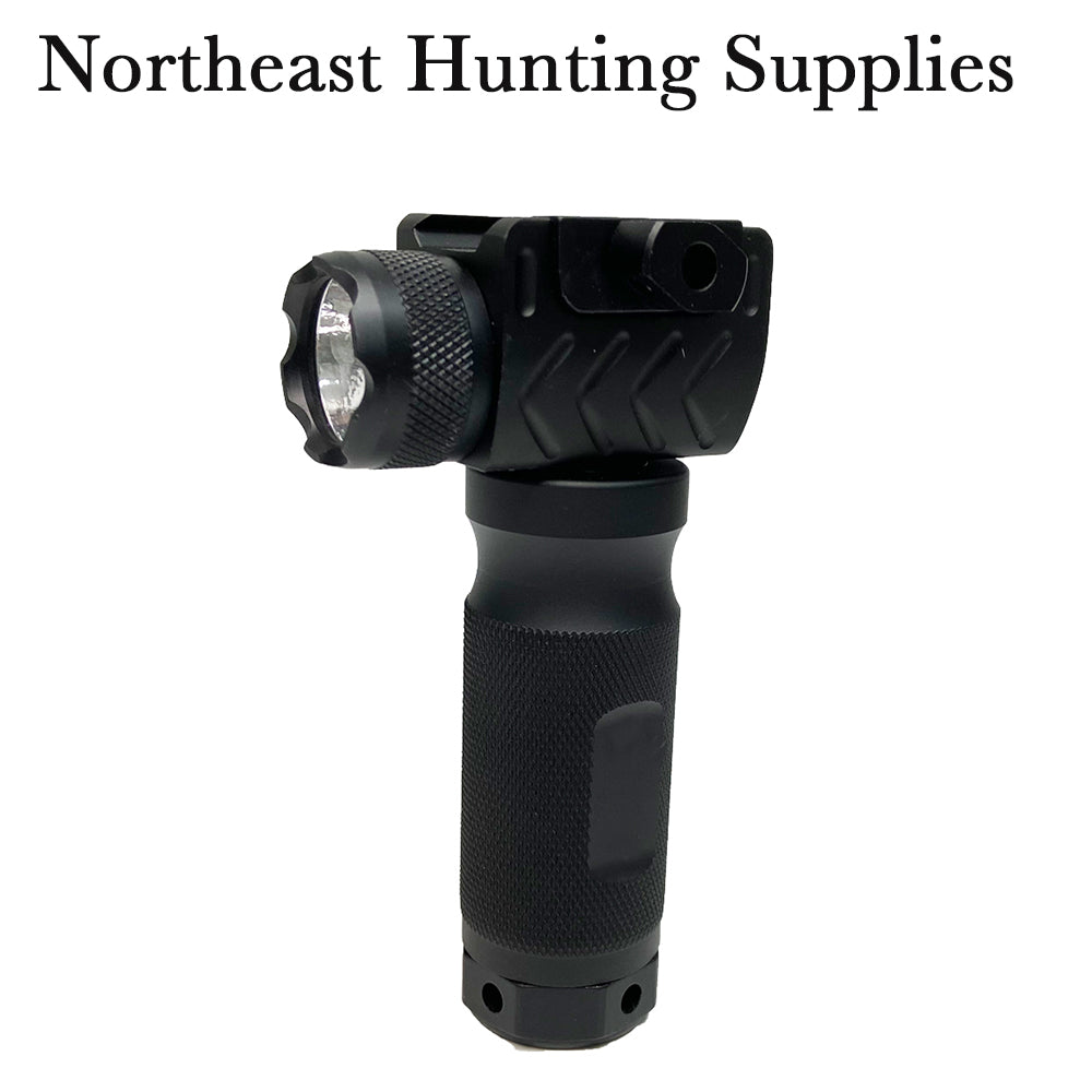 Northeast Hunting Supplies Tactical Vertical Foregrip - 1000 Lumen LED Flashlight Fit Picatinny Rail Mount