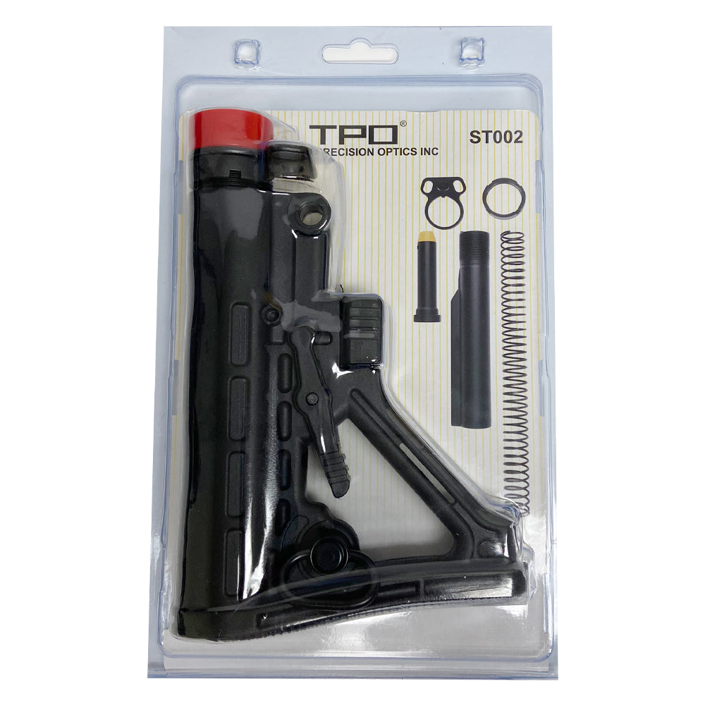 ST002 AR-15 .223 5.56 MIL SPEC BUTT STOCK AND COMPLETE MIL SPEC BUFFER TUBE KIT