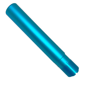 Blue Pistol Buffer Tube with Black Foam Pad Cover