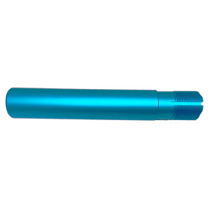 Blue Pistol Buffer Tube with Black Foam Pad Cover
