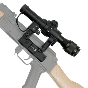 AK Scope SVD Dragunov 4x26mm Tactical Rifles cope with Red Illuminated Rangefinding Reticle