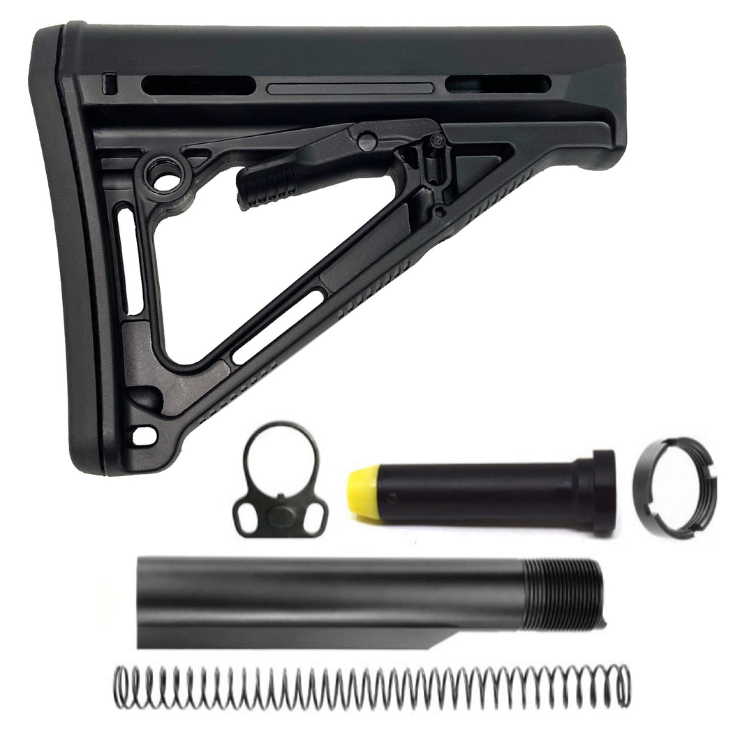 AR-15 .223 5.56 MIL SPEC BUTT STOCK WITH COMPLETE MIL SPEC BUFFER TUBE KITS