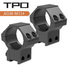 Load image into Gallery viewer, TPO 30mm Diameter Scope Mount, High/Medium Profile Airsoft Dovetail Scope Rings, for 11mm Dovetail Rails