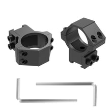 Load image into Gallery viewer, TPO 30mm Diameter Scope Mount, High/Medium Profile Airsoft Dovetail Scope Rings, for 11mm Dovetail Rails