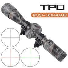 Load image into Gallery viewer, Rifle Scope 4-16x44 For hunting AO Adjustment Illuminated Reticle, Camouflage gun scope