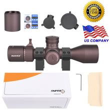 Load image into Gallery viewer, Rifle Scope 3-12X44FFP Fisrt Focal Plane Hunting Rifle Scope Red, Green Illuminated Mil Dot Reticle/Fully Multi-Coated Lens/Wind and Elevation Adjust