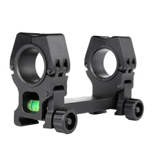 Load image into Gallery viewer, High Profile 30mm Scope Mount with Bubble Level Fits 20mm Picatinny Rail