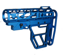 Load image into Gallery viewer, AR 15 STOCK Skeletonized  (Blue)