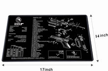 Load image into Gallery viewer, Non-Slip Gun Cleaning Mat for Use with Rifle/Glock