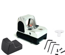 Load image into Gallery viewer, Sniper TR21 3MOA Reflex Sight Red Dot Sight for Rifles, Shortguns and Pistols Compatible with Picatinny/Weaver Rail, Waterproof, Shockproof (Silver)