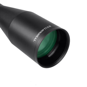 Sniper KT 12-60X60 SAL Rifle Scope 35mm Tube Side Parallax Adjustment Glass Etched Reticle Red Green Illuminated with Scope Rings