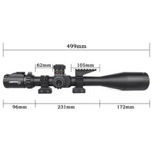 Load image into Gallery viewer, Sniper KT 12-60X60 SAL Rifle Scope 35mm Tube Side Parallax Adjustment Glass Etched Reticle Red Green Illuminated with Scope Rings