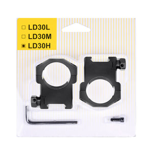 Tactical Heavy Duty 30MM Low/Medium/High Profile Ring Rifle Scope Mount Weaver and Picatinny Mount