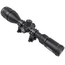 Load image into Gallery viewer, Sniper MT4-12X50AOL Scope with Red, Green and Blue Illuminated Reticle