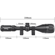 Load image into Gallery viewer, Sniper MT4-12X50AOL Scope with Red, Green and Blue Illuminated Reticle