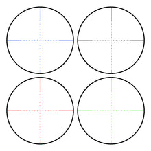 Load image into Gallery viewer, Sniper MT4-12X50AOL Scope with Red, Green and Blue Illuminated Reticle