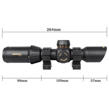 Load image into Gallery viewer, ND 1-5x30 Riflescope Reticle Illumination in Red, Green and Blue for .223/5.56 Rifles