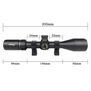 Sniper NT 2-12X44 Tactical Rifle Scope Red/Green Illuminated Rangefinder Reticle