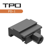 Load image into Gallery viewer, 20mm Picatinny to 11mm Dovetail Convert Mount, Picatinny to Dovetail Rail Adapter, Low Profile Riser Rail Mount