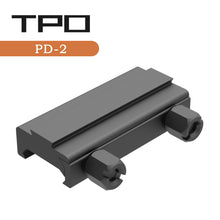Load image into Gallery viewer, 20mm Picatinny to 11mm Dovetail Convert Mount, Picatinny to Dovetail Rail Adapter, Low Profile Riser Rail Mount