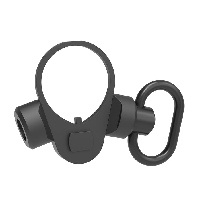 QD-Y AR-15 Ambi Adapter Mount Point w/ Push Botton QD Sling Swivel Receiver End Plate (BLACK/GREEN/TAN)