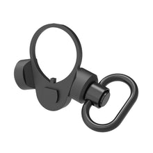 Load image into Gallery viewer, QD-Y AR-15 Ambi Adapter Mount Point w/ Push Botton QD Sling Swivel Receiver End Plate (BLACK/GREEN/TAN)