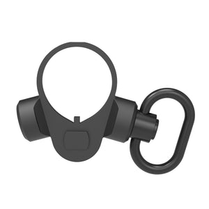 QD-Y AR-15 Ambi Adapter Mount Point w/ Push Botton QD Sling Swivel Receiver End Plate (BLACK/GREEN/TAN)