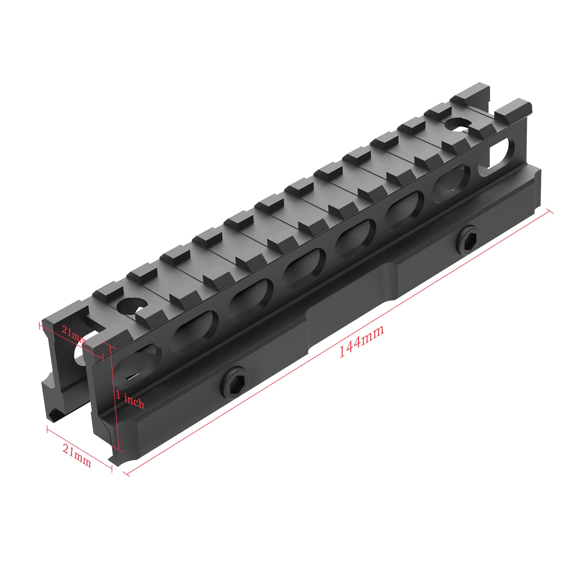 Riser Scope Mount 0.5 inch /0.83 inch /1 inch for Flat-Top Sight/Scope ...