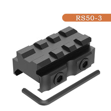Load image into Gallery viewer, 3-Slot Riser Scope Mount 0.5 inch /0.83 inch /1 inch Picatinny Rail Riser Mount