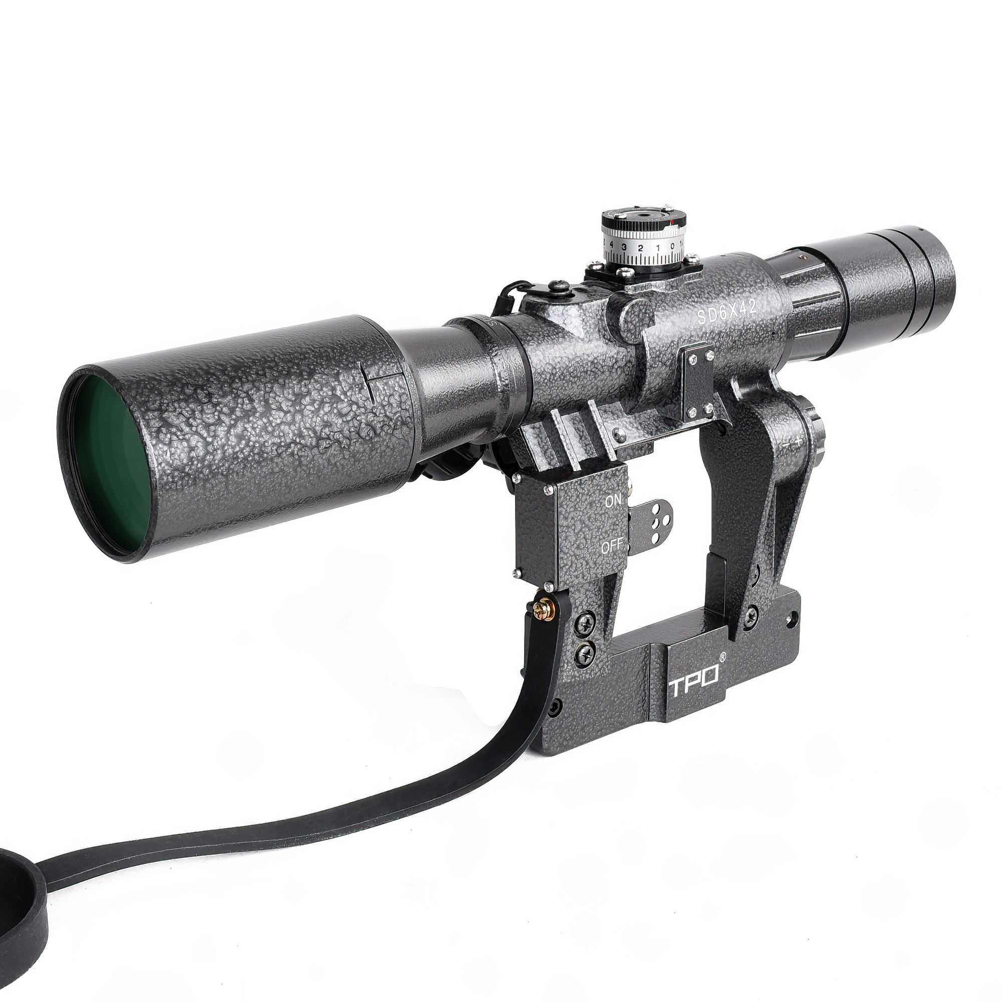 Scope For Loading AK Scope SVD Dragunov Scope 6X42mm POSP Rifle Scope with Side Rail Mou ...